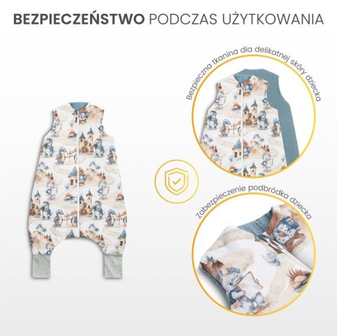 ŚPIWOREK OCIEPLANY XL WRÓŻKI RÓŻOWY TOG 2.5