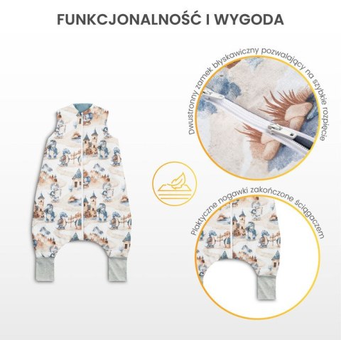 ŚPIWOREK OCIEPLANY XL WRÓŻKI RÓŻOWY TOG 2.5