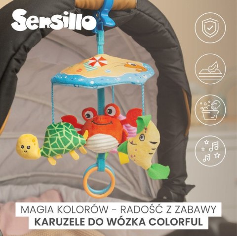 COLORFUL KARUZELA DO WÓZKA ŻABA