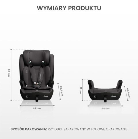FOTELIK COSY I-SIZE GREY (76-150)