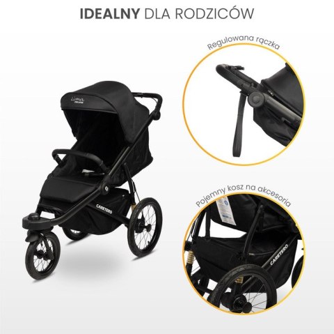 WÓZEK SPACEROWY LIMA DELUXE BLACK